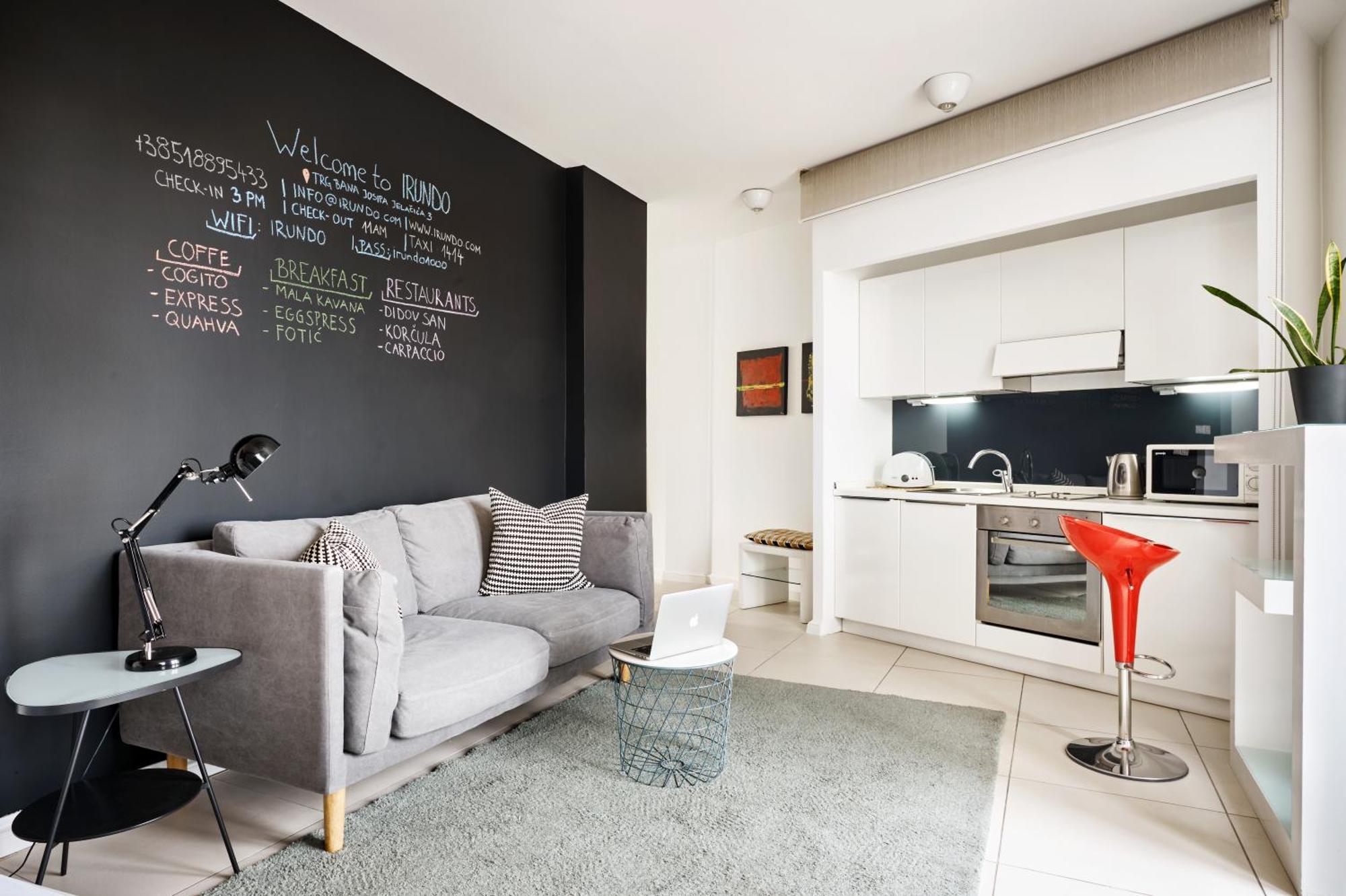 Irundo Downtown Apartments زغرب الغرفة الصورة